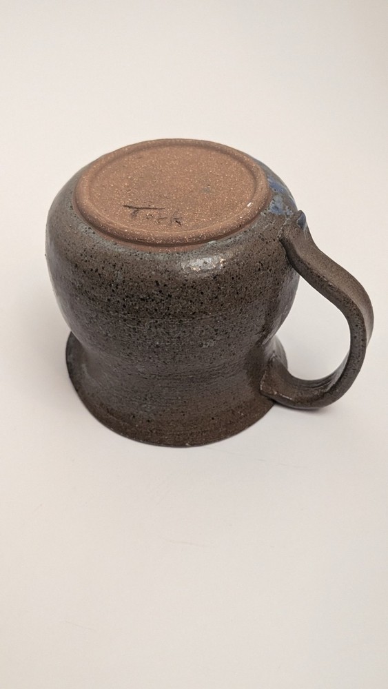 Small Brown Artisan Ceramic Pitcher