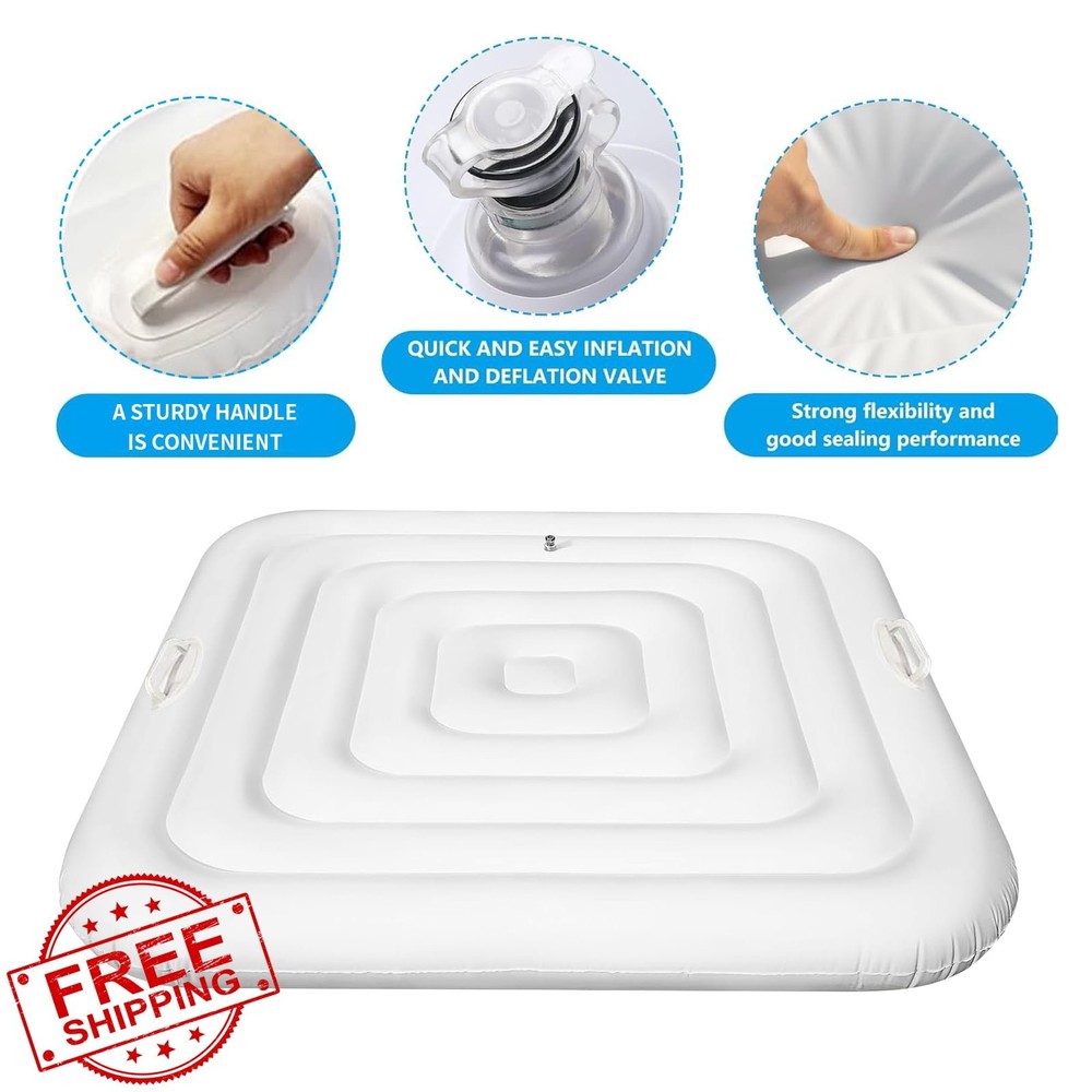 Inflatable Hot Tub Cover Energy Saving Windproof Protector