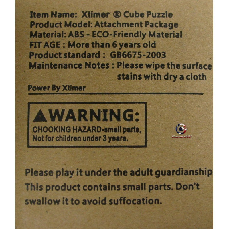Xtimer Cube 3x3 3D by Xtimer Cube Toy Puzzle