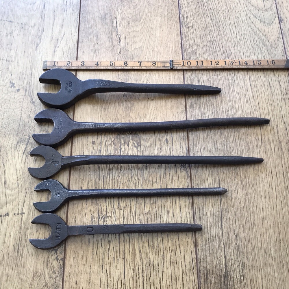 5 Vintage Podger Spanners.