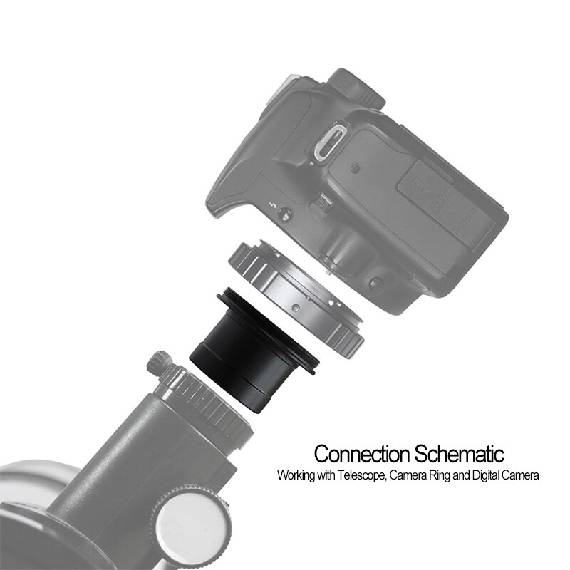 Camera Adapter T Ring Interface for Telescope Microscope Photography Dedicated