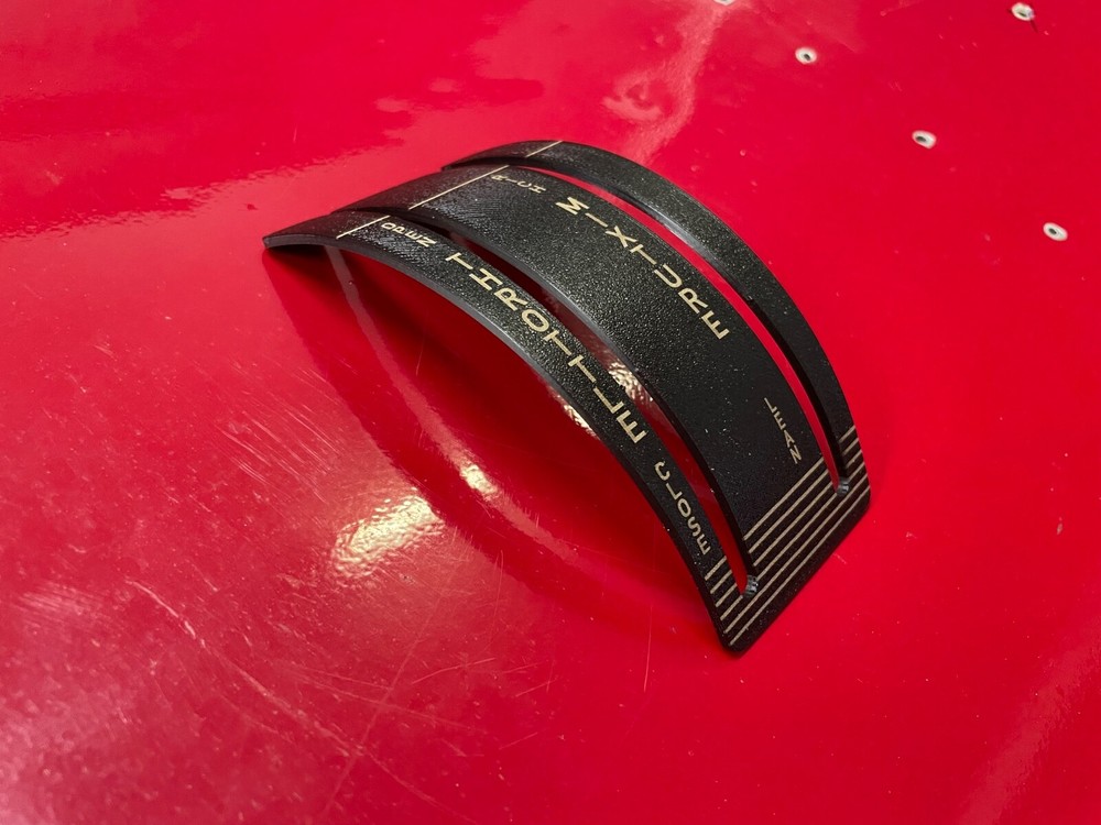 PN: 01-028401-00 , PIPER PA 28 ENGINE CONTROL PLATE QUADRANT FIXED PROP