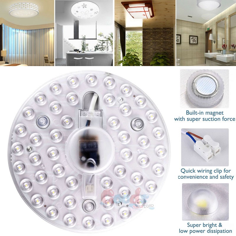 6" LED Ceiling Light Engine Retrofit Kit Magnetic Panel Round Replacement Light