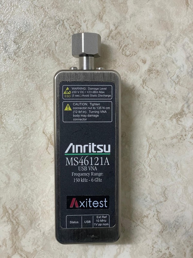 Anritsu 1-PORT USB Shock Line Network Analyzer MS46121A, Opt006, 6GHz,