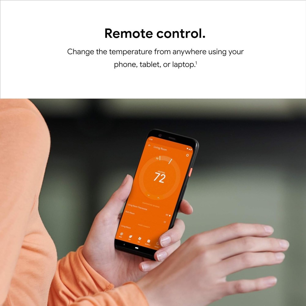 Google Nest Learning Thermostat - 3rd Gen - Programmable Smart Thermostat