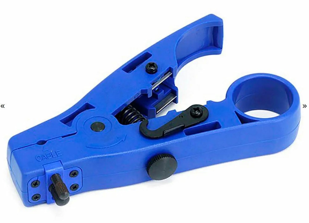 Monoprice Stripper/Cutter for Flat Cables, UTP Cables, and Stripper for Coaxial