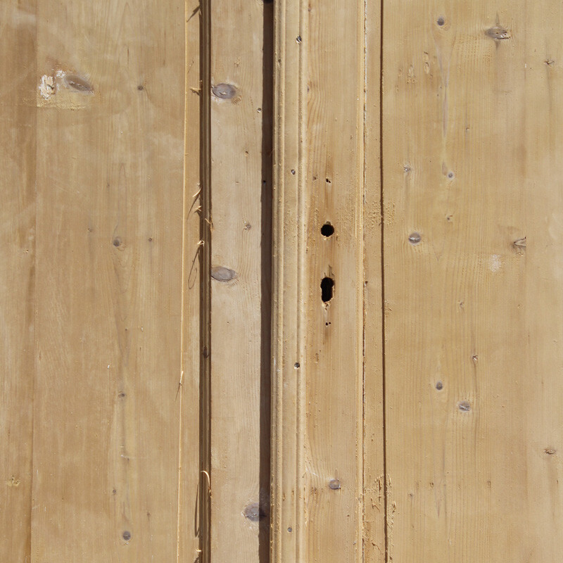Antique Pair of 47” Solid French Doors, NED1838
