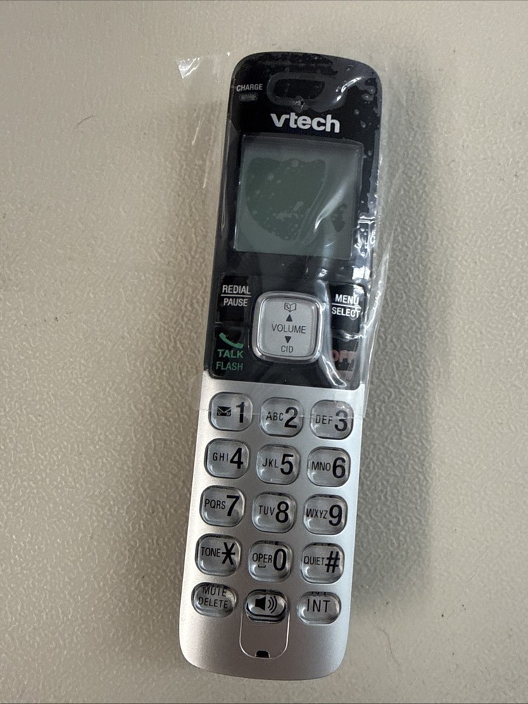 VTech Accessory Cordless Handset, Silver/Black | CS6719-2
