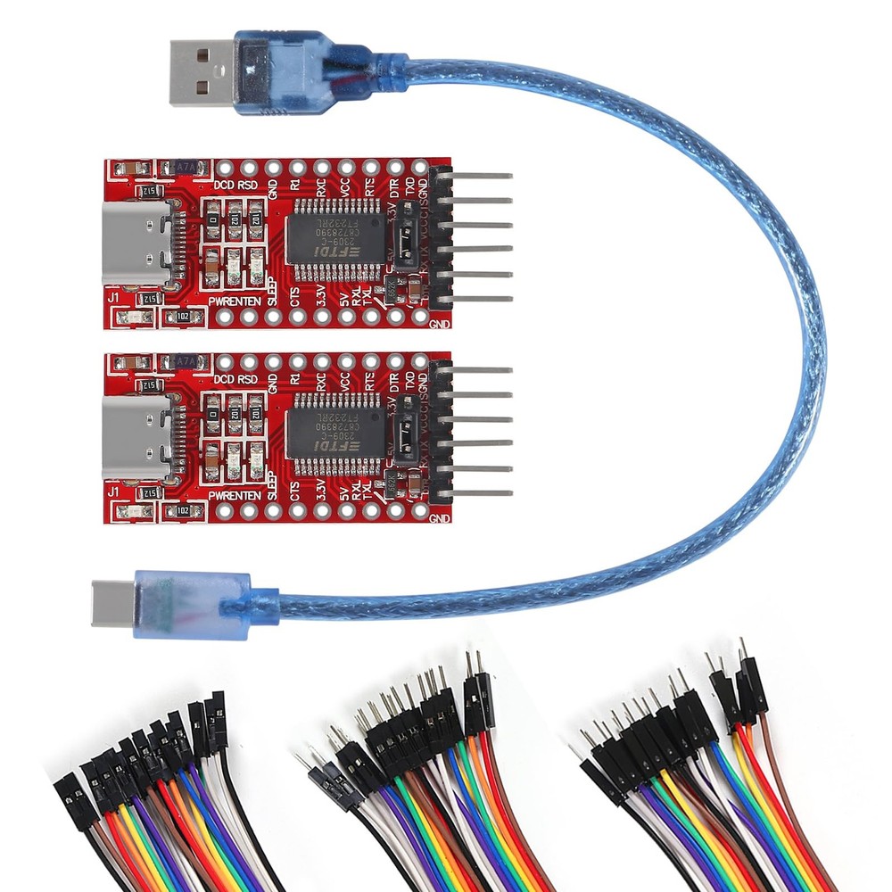 AITRIP 2PCS Type-c FT232RL Mini USB to TTL Serial Converter Type-C