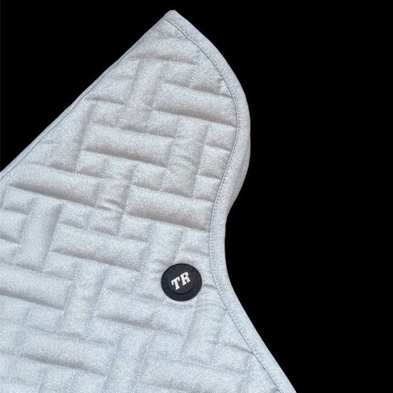 Top Reiter Glitrandi Saddle Pad - SILVER
