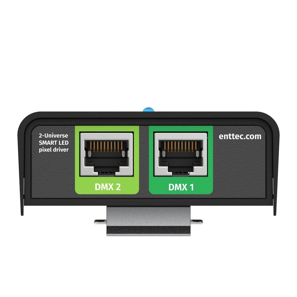 Enttec Din Pixie 73539, 2 Universe DMX LED Pixel Controller