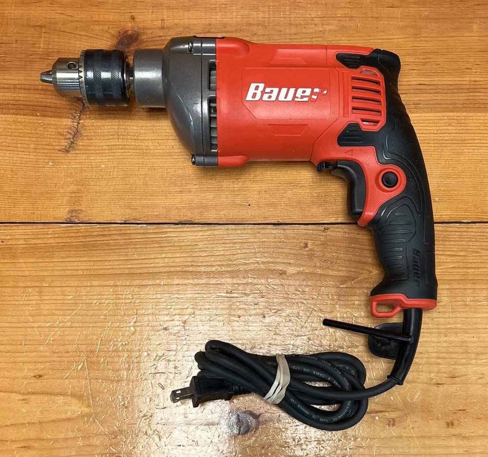 BAUER 7.5 Amp 1/2 in. Variable Speed Hammer Drill/Driver