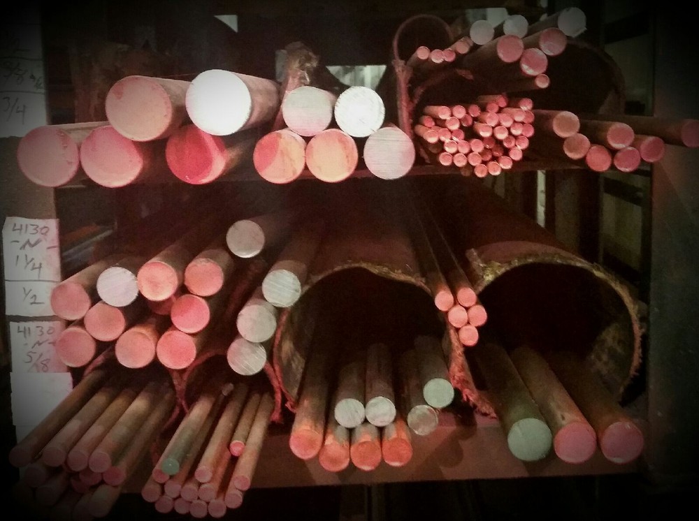 4130 Chromoly Normalized Alloy Round Bar .625" diameter x 36" long