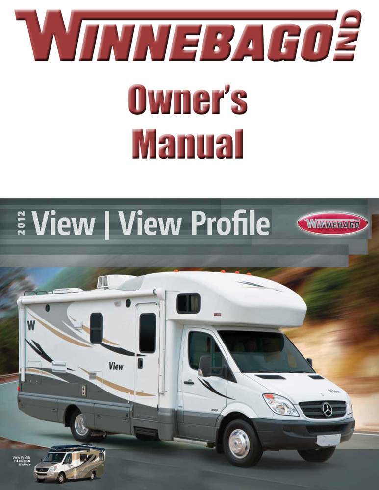 2012 Winnebago View Home Owners Operation Manual User Guide Coil Bound
