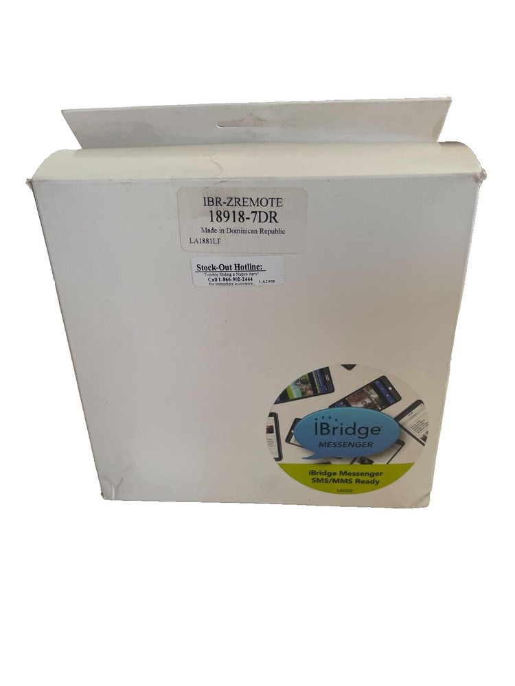 Napco IBR-ZREMOTE iBridge Remote Control Security System Module 85201-7DR. NEW!!