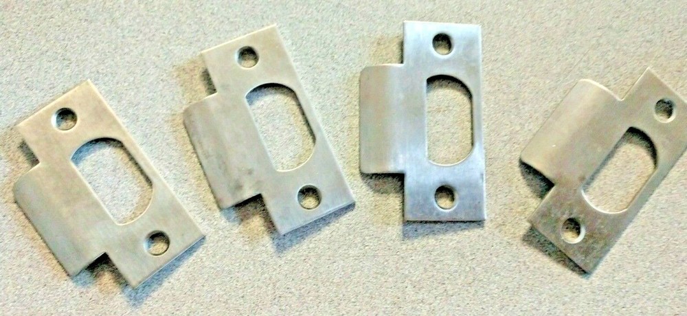 LOCKSMITH 4 EACH FULL LIP STRIKE 2 3/4 CHROME