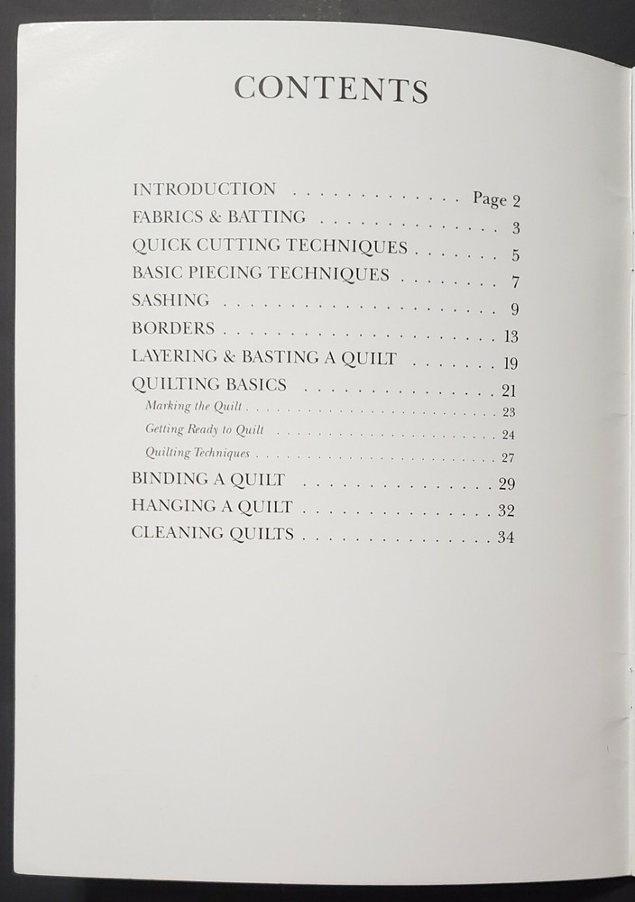 Quilt Basics by The Quilting Corner