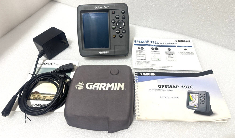 GARMIN GPSMAP 192C Color Chartplotter GPS Navigator , Tested WORKS!