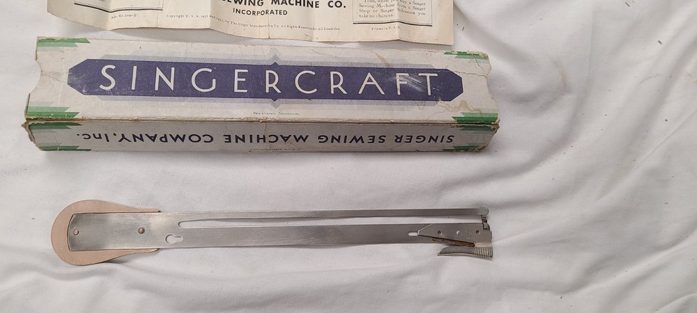 Vintage Singer Singercraft Guide No. 2 In Original Box With Paperwork