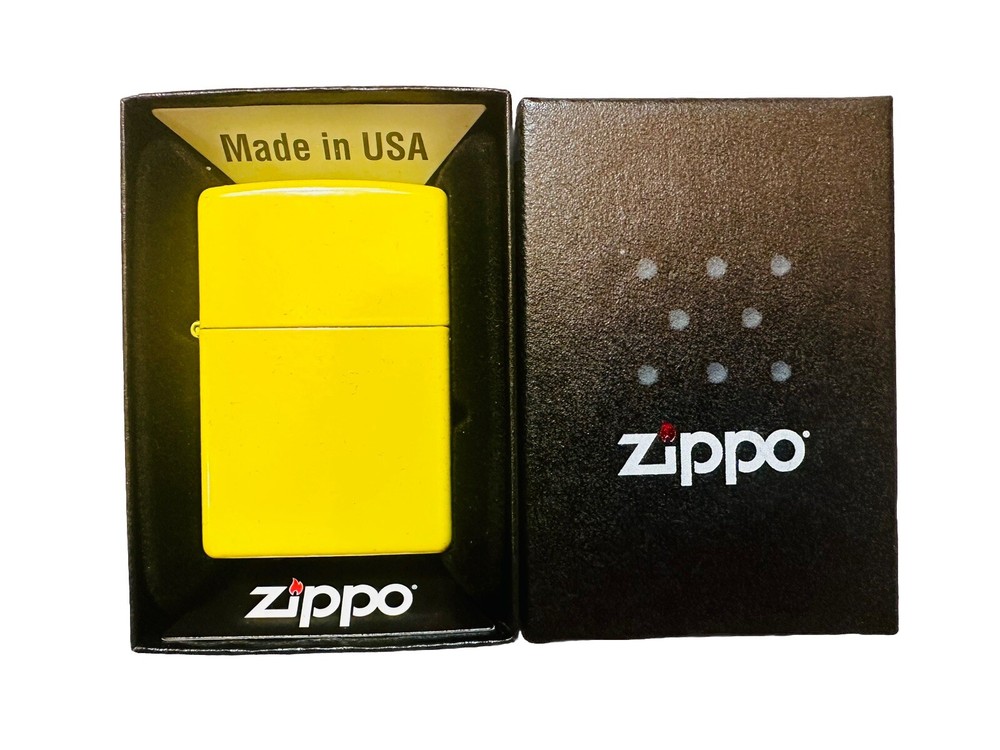 Zippo Genuine Lighter Lemon Matte 24839
