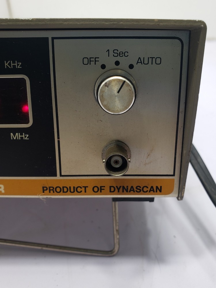 BK Precision Dynascan Model #1801 Frequency Counter Powers Up Pre Owned