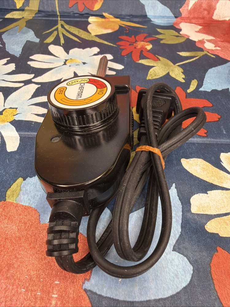 CHEFMAN TP-01 -- Electric Temperature Heat Control Controller Probe - Black