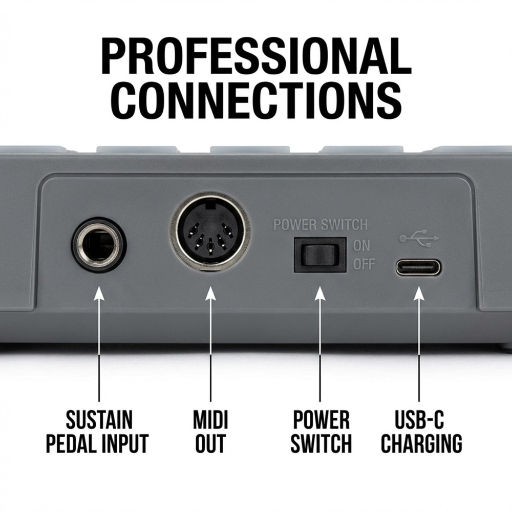 RockJam 25 Key Bluetooth Midi Keyboard