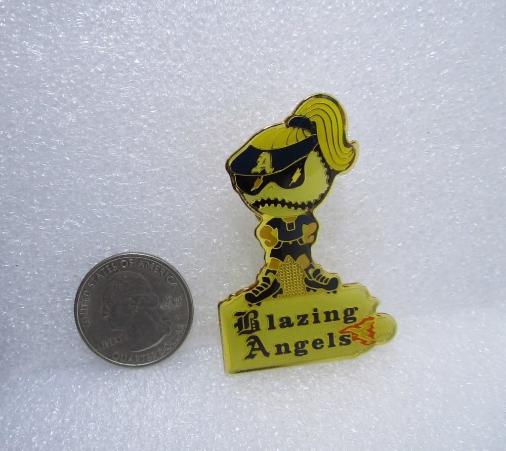 Blazing Angels Softball Pin