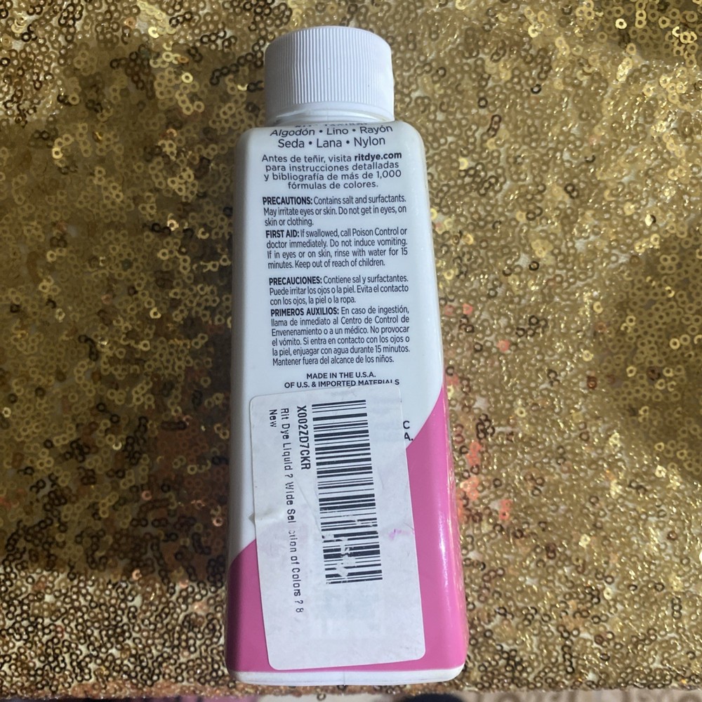 Rit Dye Liquid - Wide Selection fuchsia- 8 Oz.