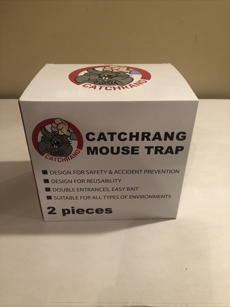 Catchrang Mouse Trap 2 Pack Large Sturdy Multi-Catch Mouse Trap