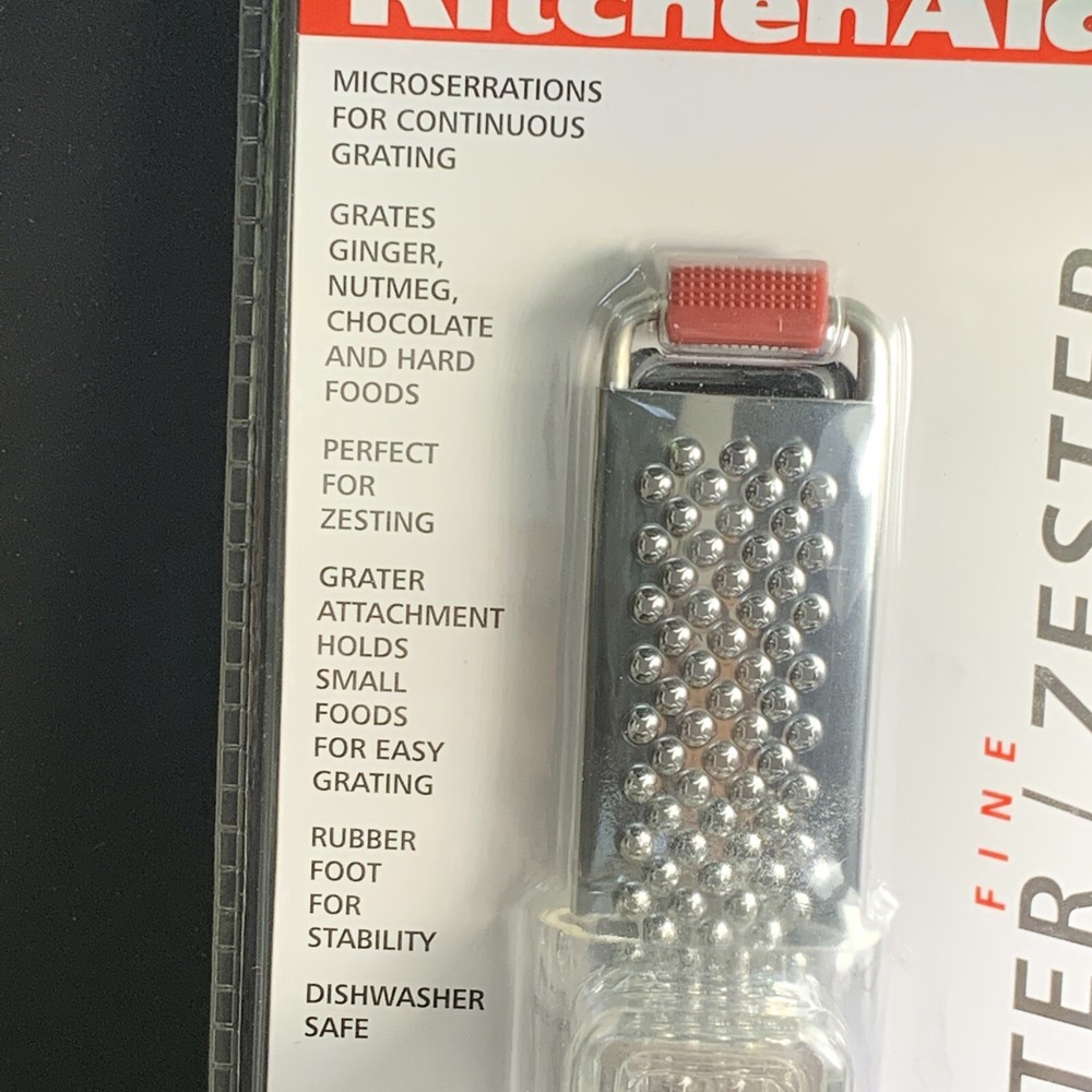 KitchenAid Fine Zester Grater Red handle 2010 cook’s series