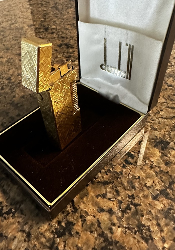 Vintage DUNHILL Lighter Gold Plated