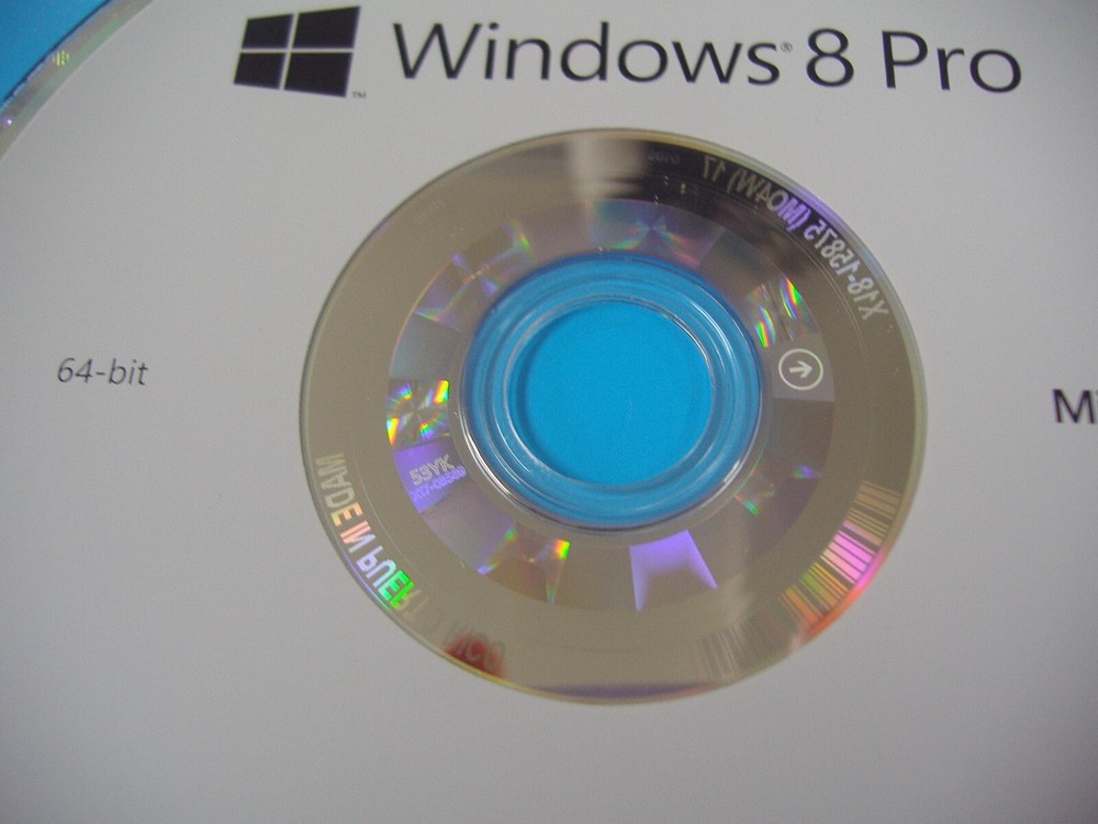 Microsoft Windows 8 Pro x64 64 Bit DVD Full English Version MS WIN 8 =NEW=