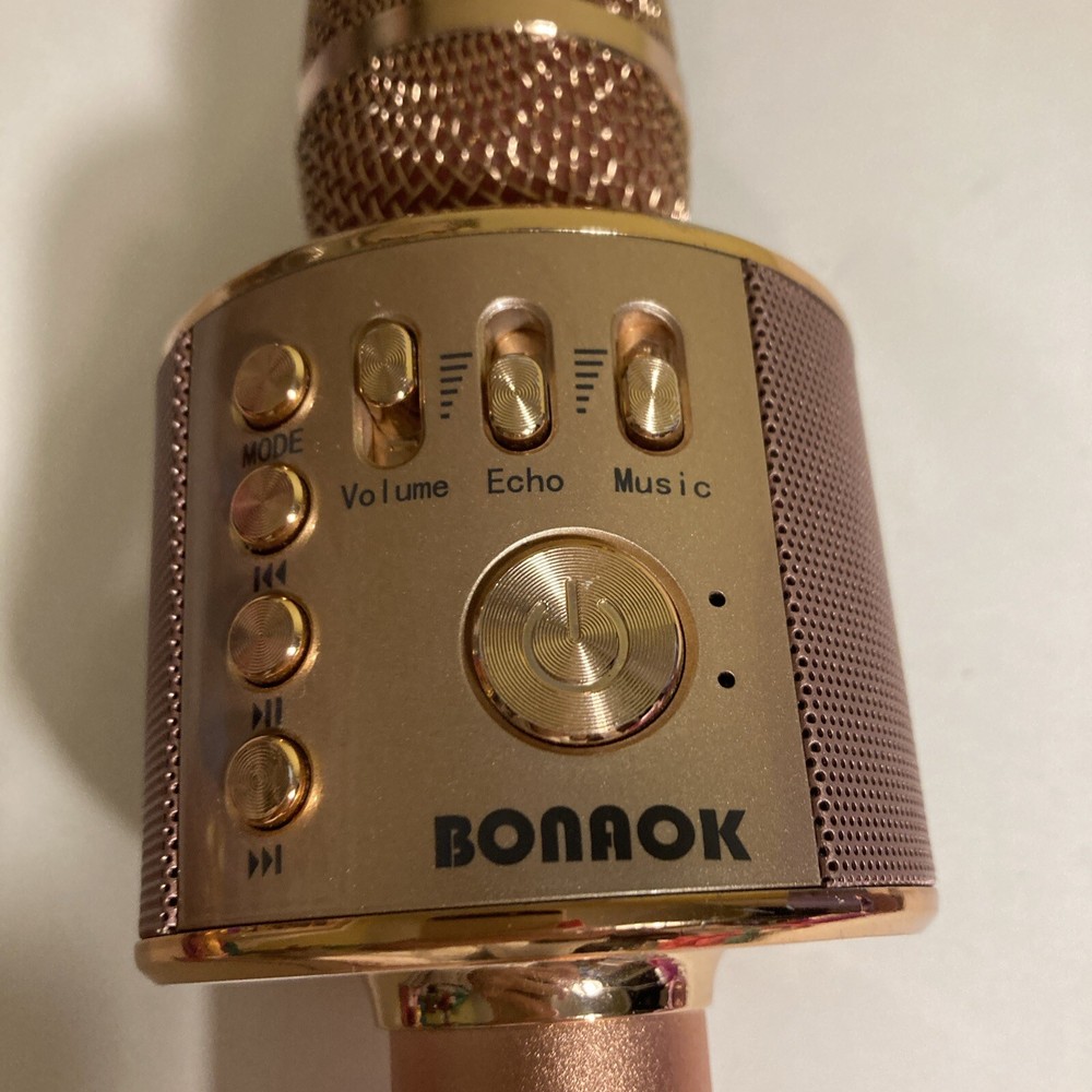 BONACK wireless Bluetooth karaoke microphone 231