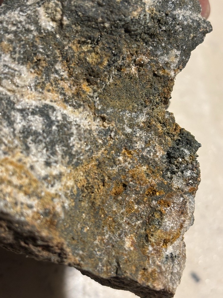 rich silver ore on quartz