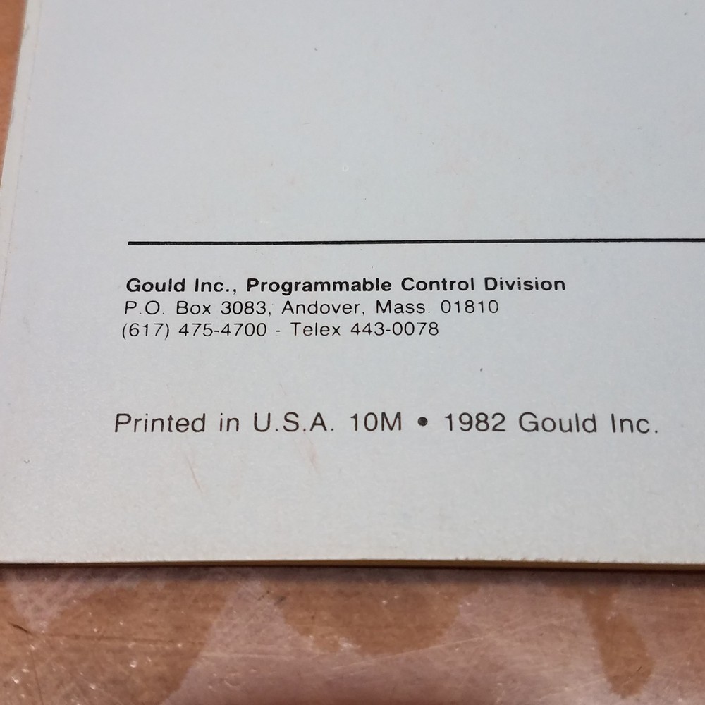 Gould ML-M84A-REF Rev. D Micro 84 Reference Card - USED