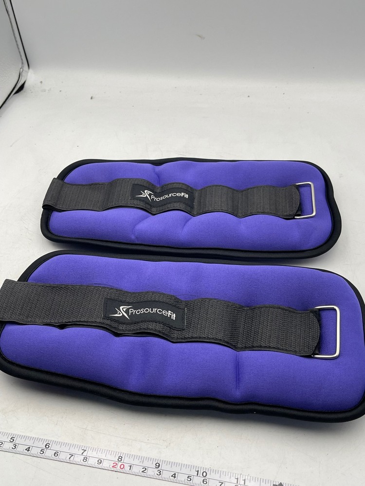 ProsourceFit Ankle Wrist Weights Pair 2.5lb/ea Neoprene Adjustable Straps