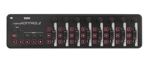 nanoKONTROL2 Slim-Line USB Control Surface, Black