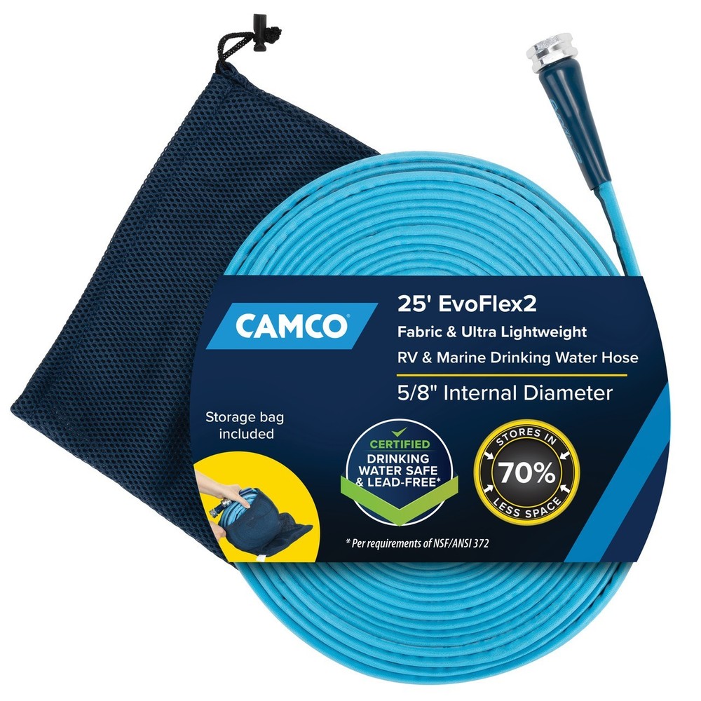 Camco Evoflex2 25 Professional Elite Drinking Water Hose Design Durable Fabric