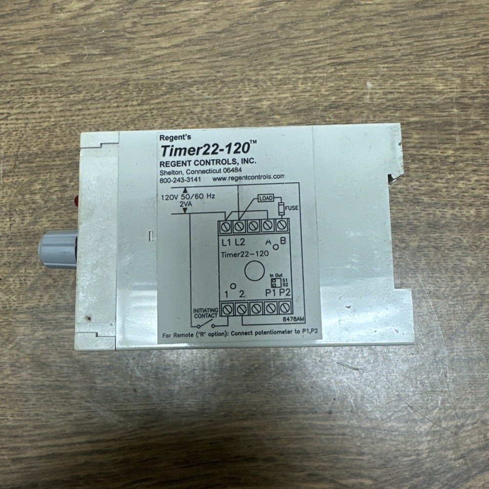 Regent Controls,22-120 D0.5S,Interval Timer