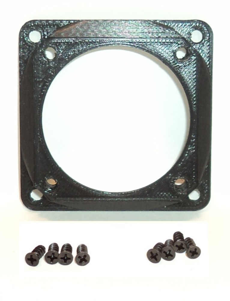 60mm to 50mm CENTERED OFFSET Fan Adapter Converter change PC Case Mod Custom
