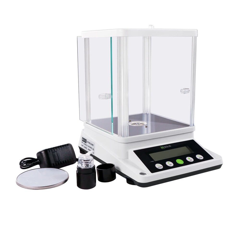 U.S. Solid 0.001g Precision Balance 210gx1mg Digital Electronic Analytical Scale
