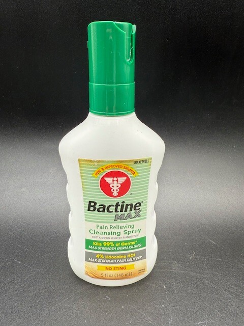 Bayer Bactine Max Pain Relieving Cleansing Spray- 5oz.