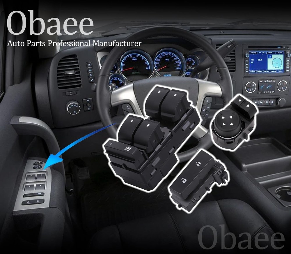 Obaee Power Window Switch & Door & Mirror Control Button Compatible...