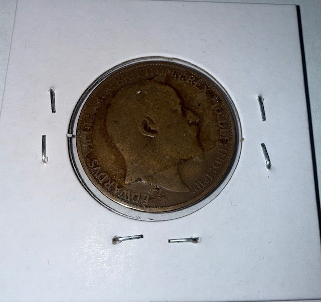 1908 Great Britain Half Penny Coin lot 1