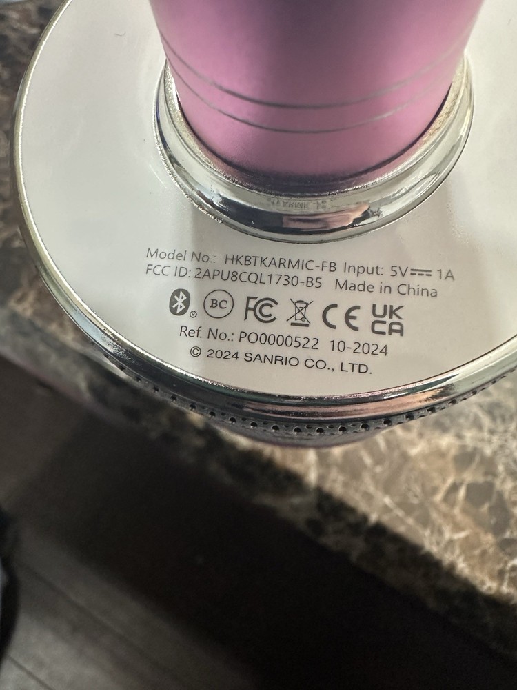 Hello Kitty Bluetooth Karaoke Microphone Wireless Speaker