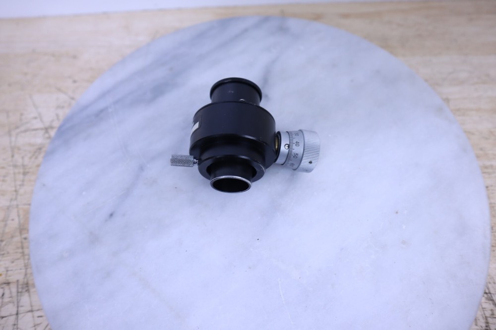 Nice Used Original Optem Microscope Camera Adapter 10X 0.01mm Micrometer - USA