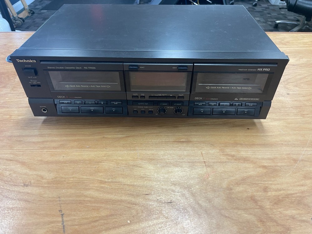 TECHNICS RS-TR555 Stereo Double Cassette Player