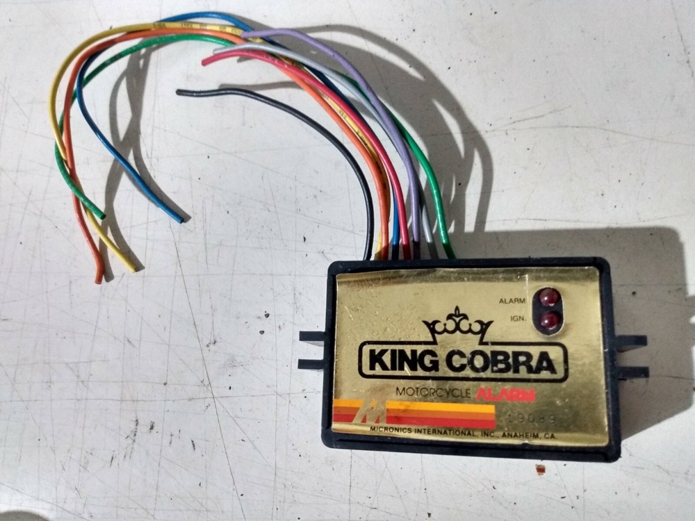 Motorcycle Alarm System By King Cobra