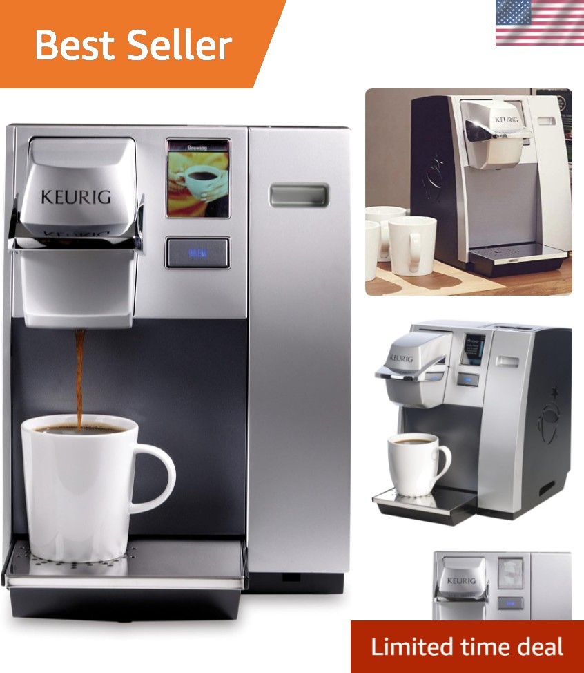 K155 Office Pro Single Cup Commercial K-Cup Pod Coffee Maker, Silver